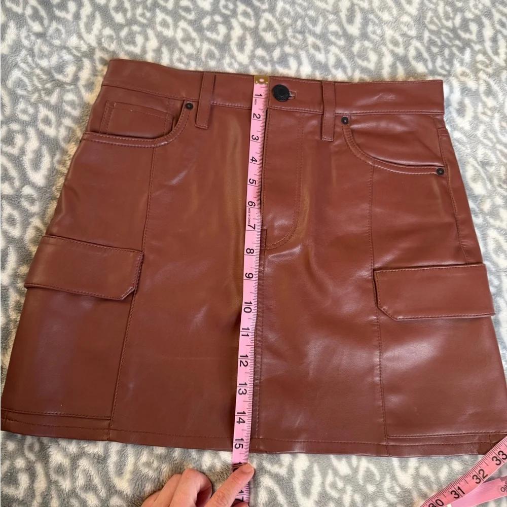 Hudson Brown Cargo Mini Skirt